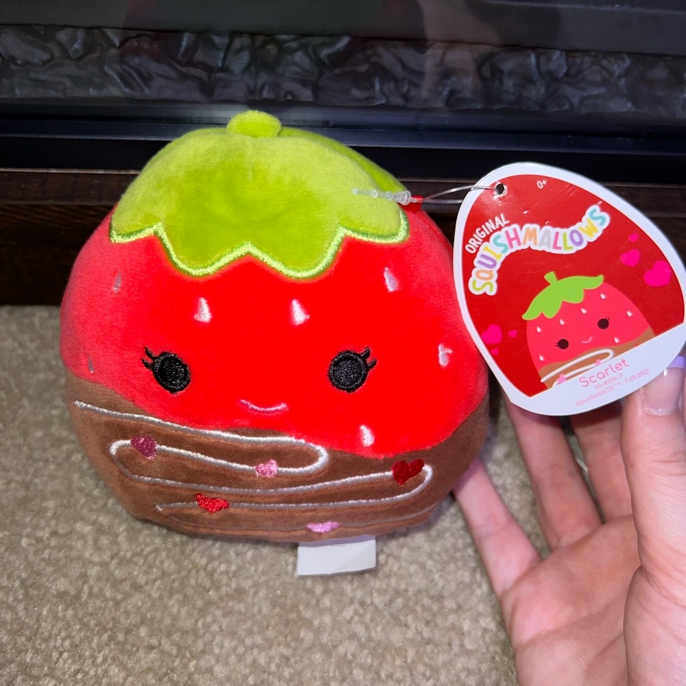 ✨NWT 5” Scarlet the chocolate covered strawberry